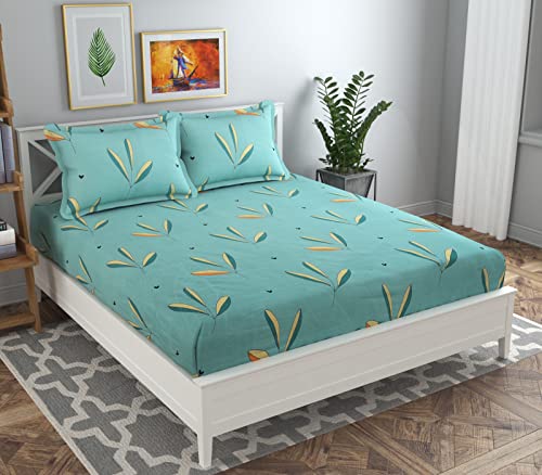 Image of VAS COLLECTIONS Premium Double Bedsheet with 2 Pillow Covers
