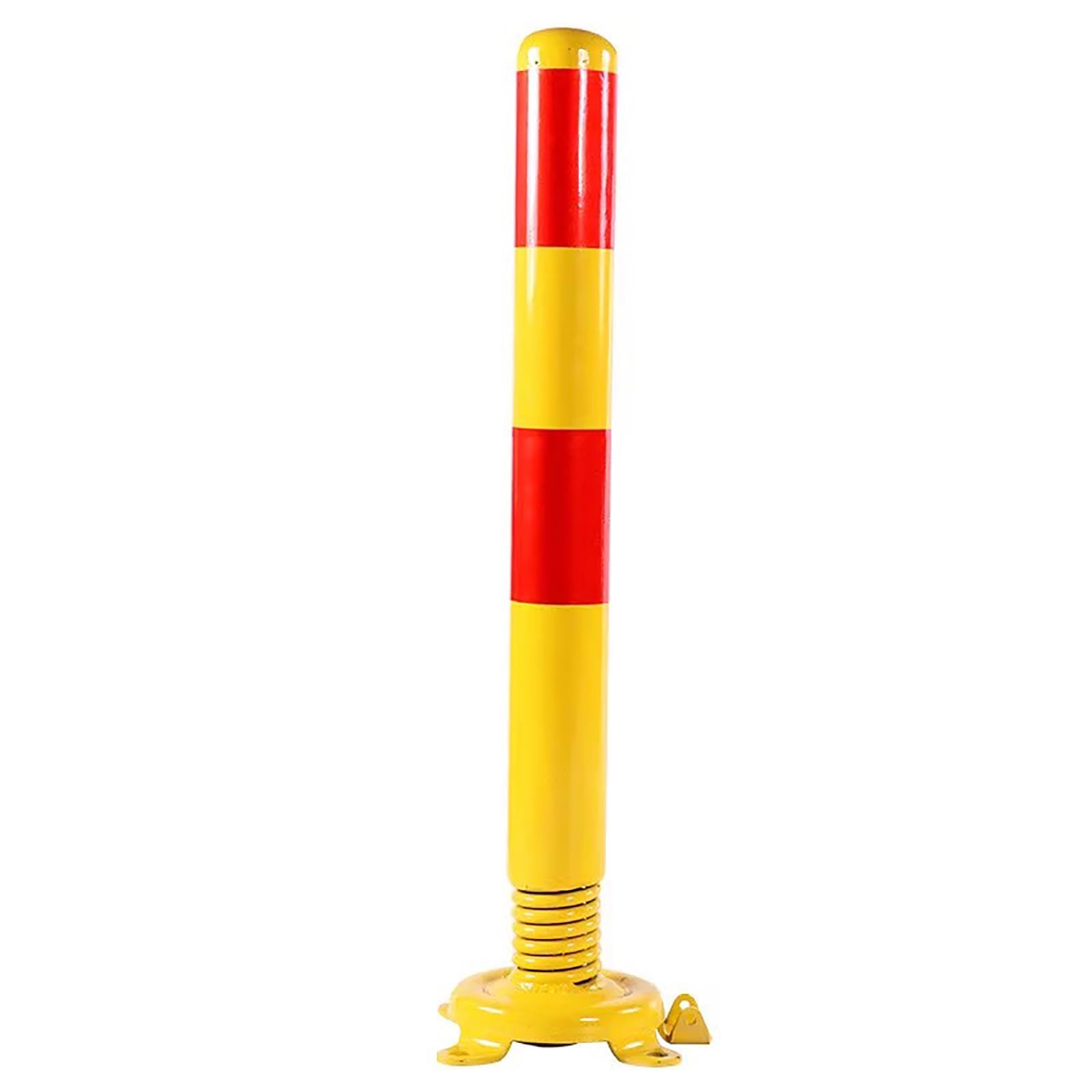 SaryEdge Traffic Delineator Posts, Driveway Blocker Safety Bollards Floor Mount, Parking Barrier For Parks Garden Pathways Streets,1 Pcs,1 Pcs