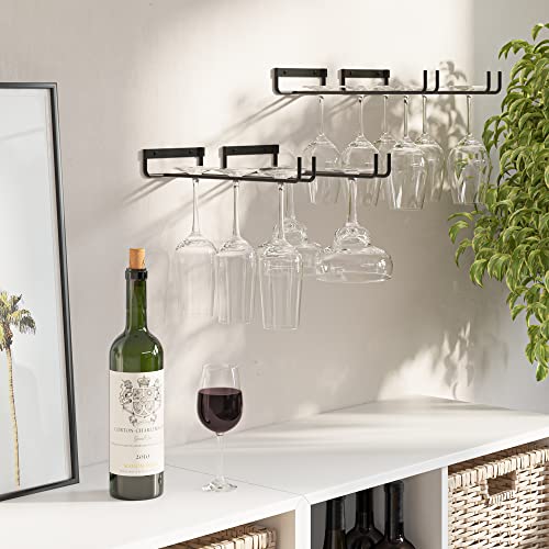 Wallniture Chiraz Stemware Wine Glass Rack