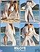 RSLOVE Women Lace Robe Sexy Lingerie Long Kimono Robe Mesh Chemise Sheer Gown Cover Up White L