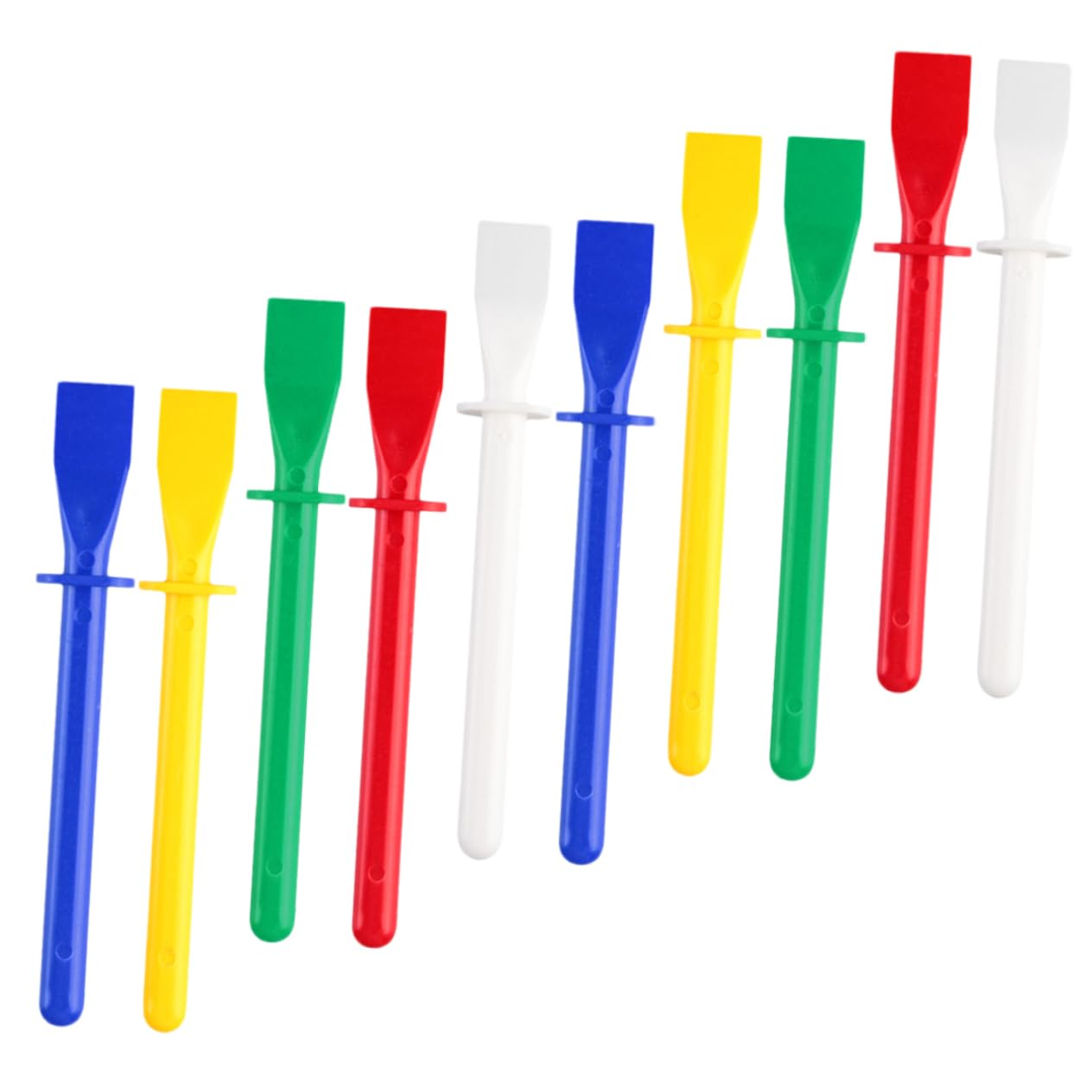 Lurrose 4 Set Set Di Strumenti Per Colla in Pelle Di Colla Adesivo Spargitore Colore Tessuto Bastoni Mestiere Precisione Kit Glue Stick Spargir Materiale Pp 10 Pezzi*4