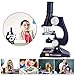 FUNRUI Kids Microscope, 450x, 200x, 100x Magnification Children Science Microscope Kit with LED Lights Includes Accessory Toy Set for Beginners Early Education