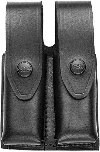 Craft Holsters Stoeger Cougar Compatible Holster - Leather Double Magazine Pouch (25/2-BLK)