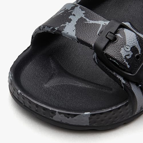 Image of EasyStar Boys and Girls Lightweight Dual-Adjustable Sandal Buckles With Hook and Loop Heel Closure