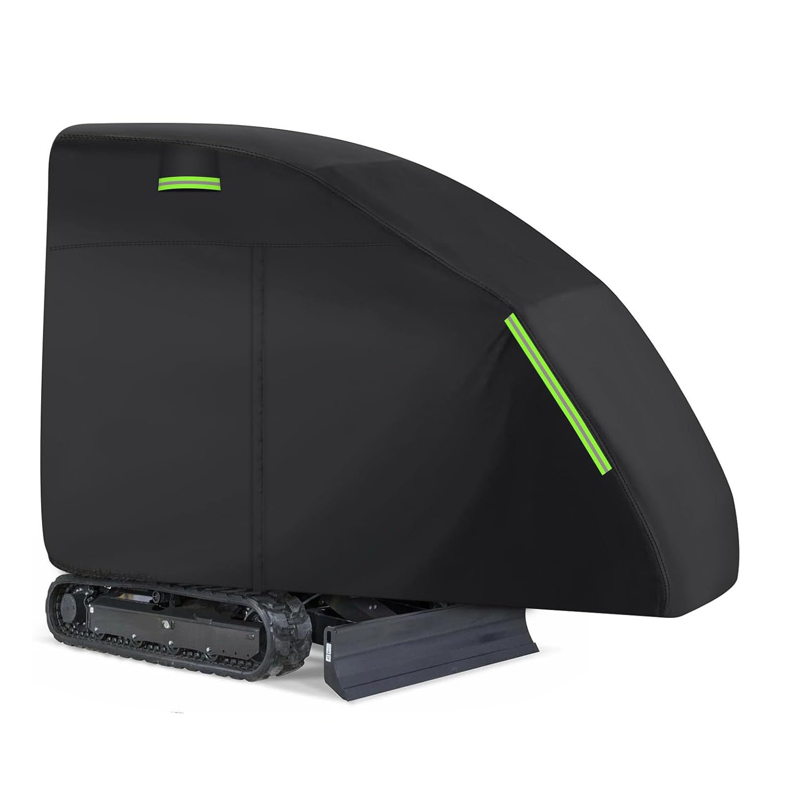 Housse de protection etérieure noire robuste en tissu Oford imperméable pour mini-pelle E20/210D (1 760–3 530 lb), fermeture éclair sécurisée