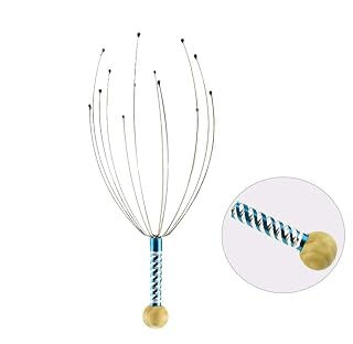 AVIROM Handheld Scalp Massager for Deep Relaxation, Stress Relief, ASMR & Hair Stimulation - Lightweight & Portable - Pack of 1