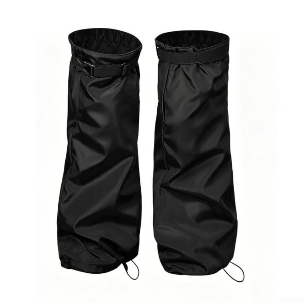 Protezioni per le gambe da giardino, in tessuto Oxford, regolabili, per decespugliatori e decespugliatori, con barriera impermeabile e cuciture rinforzate, lunghezza 56 cm (600D)