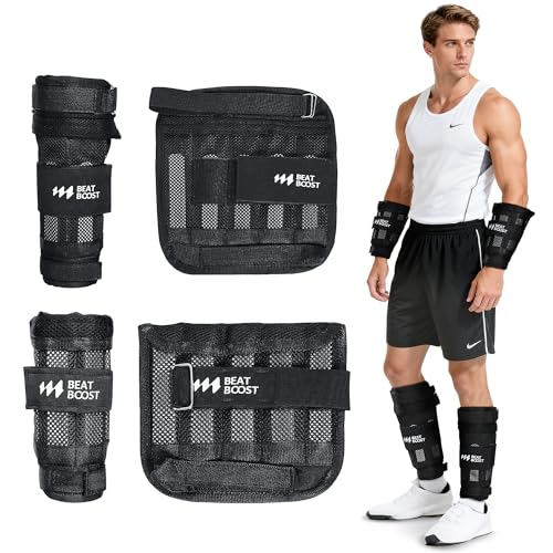 BeatBoost 20lb Adjustable Ankle Weights