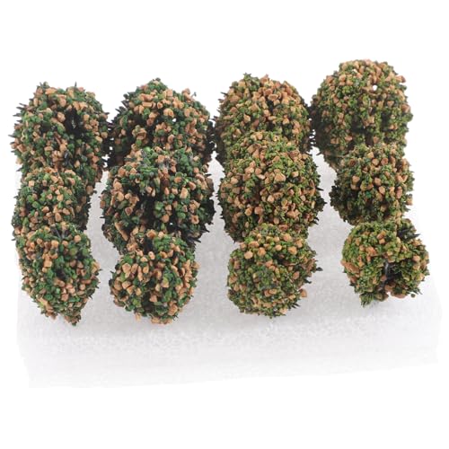 ULDIGI Model Trees for n Scale Train Decor Fake Plant Tuft for DIY Miniature Shrubs
