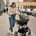 Fox Baby Kinderwagen-Gestell „Fox Taxi“ – leichtes, klappbares Universal-Gestell für Babyschale kompatibel mit vielen Modellen, rückenschonend für kurze Wege und Reisen