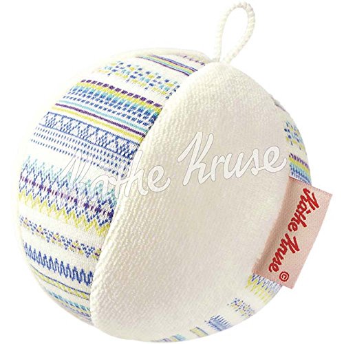 Käthe Kruse 84209 Natural Sound Ball Jaquard Blue, Multi-Colour