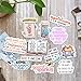 12 Pcs ADHD Stickers Pack, Funny Mental Health Vinyl Decals with Hyperfocus and Neurodivergent Quotes for Laptops, Water Bottles, Journals, Scrapbooking, and Therapy Gifts 3