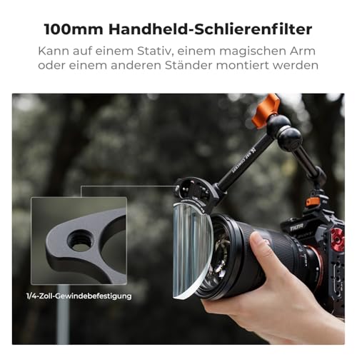 K&F Concept B-Serie Filter Objektiv mit Bewegungsunschärfe-Effekt für Handys und Kameras, Filter für iPhone 16, 15, 14 Pro Max, Galaxy S22, S23, S24 Ultra (100mm)