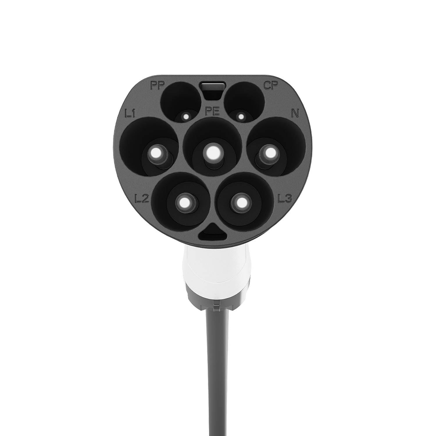 Energenie EV-Ladekabel 11 kW 16 A 3-phasig, 4 m | Mennekes Typ 2 Stecker auf Kupplung | IP67 Spritzwassergeschützt