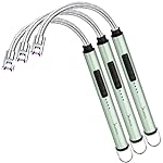 SUPRUS Electric Candle Lighter USB Type C Rechargeable Lighter Steel Shell & Hanging Hook with 360 Flexible Neck(Green, 3)