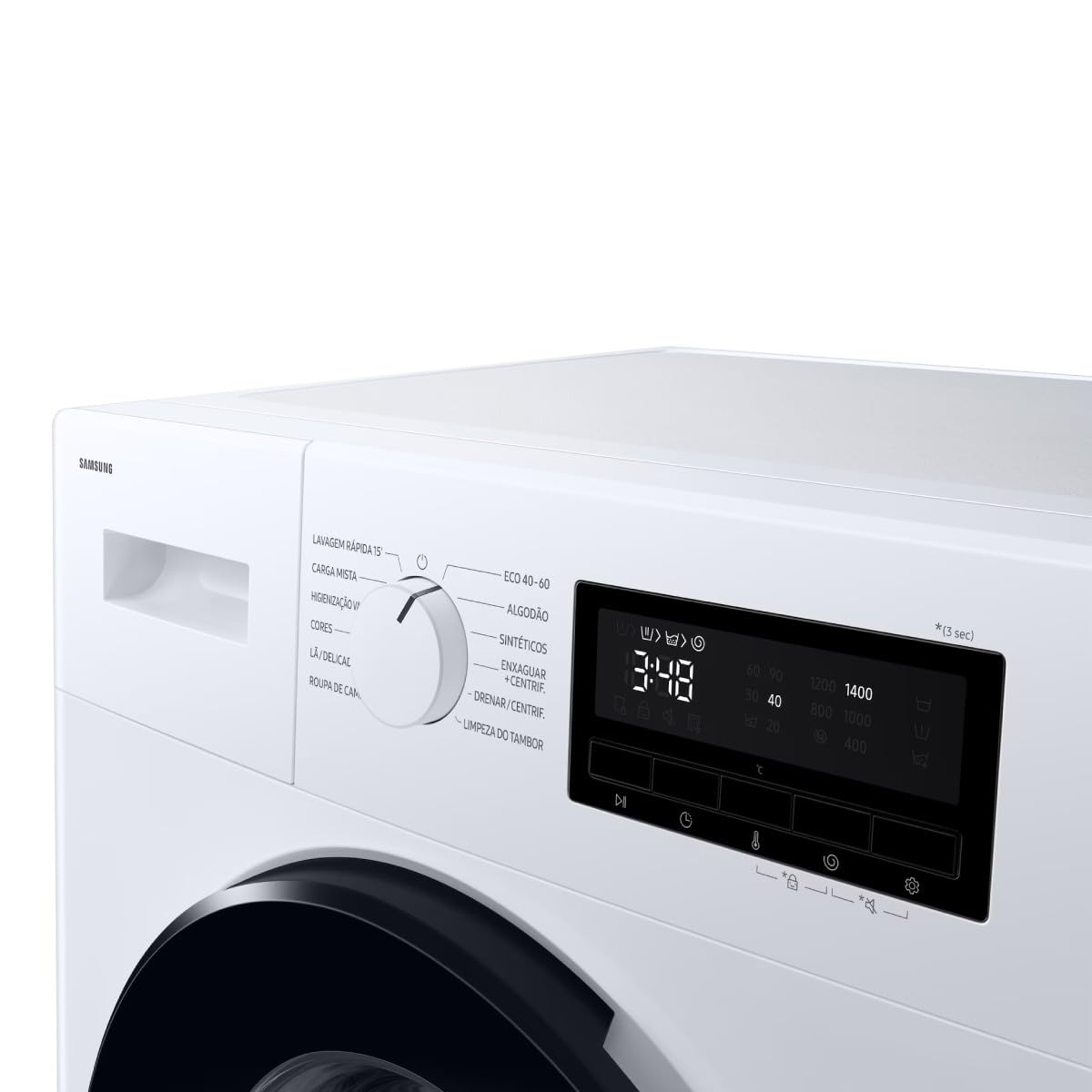 Lavadora Samsung 8Kg 1400RPM blanca - WW80FG3M05AW