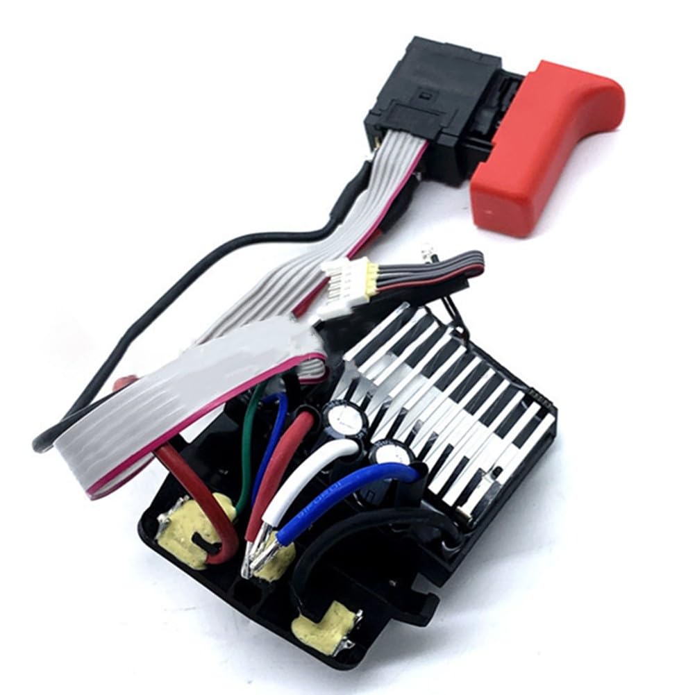 Interruptor de repuesto para taladro percutor sin escobillas Bosch GBH180-LI de 18 V, pieza de reparación de botón de gatillo de metal y plástico