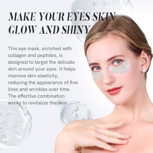 under eye patches with collagen and peptide eye mask for dark circles and puffinessface mask skin care products 30 pairs