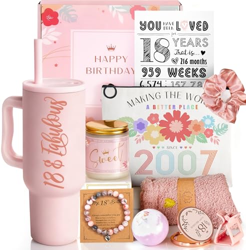 18th Birthday Gifts for Girls - 18 Year Old Girl Birthday Gifts - Happy 18th Birthday...