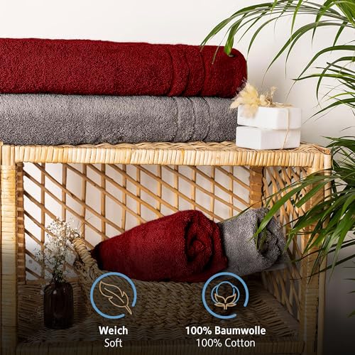 Serviette de sauna gris anthracite pour vos moments de spa à la maison