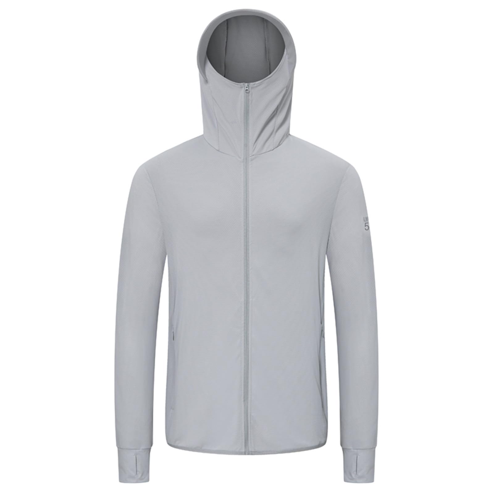 Ensembles Rashguard pour Hommes Sweat à Capuche, Veste De Protection Solaire à Capuche pour Homme, T-Shirt Anti-UV Homme Rashguard Manche Longue, Tee Shirt pour Surf Pêche Plongée Plage