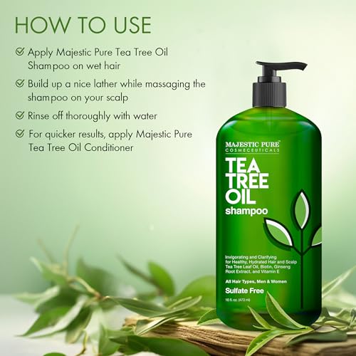 Image of Majestic Pure Tea Tree Shampoo -16 Fl Oz