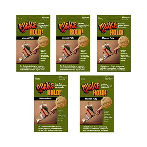 Quakehold! 88111 Museum Putty Neutral (5 Pack) Cover