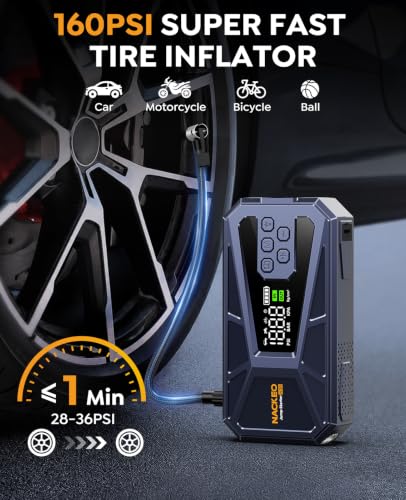 NACKEO 8000A Jump Starter