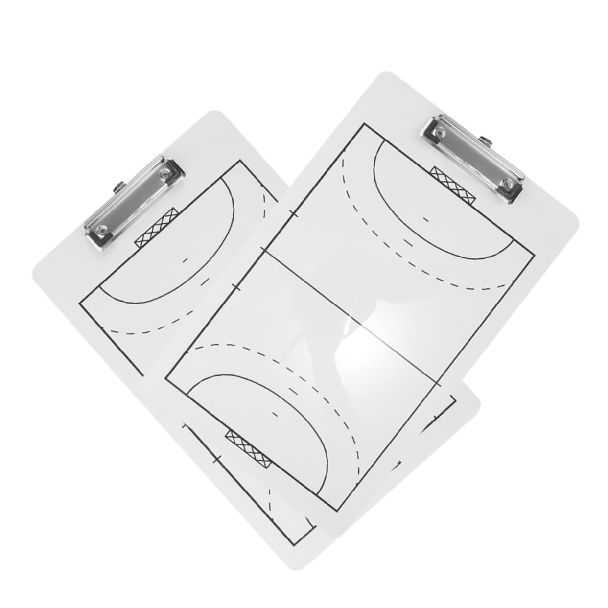 Handball Taktikboard Doppelseitig aus Pvc 2 Stück Trainerboard zum Aufschreiben von Strategien und Training für Handball Wettkämpfe und Trainingszubehör
