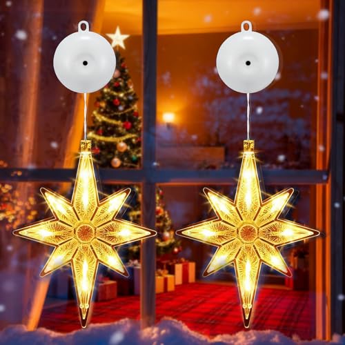 ILantule 2 Stück Weihnachtsbeleuchtung Innen,Weihnachten Indoor...