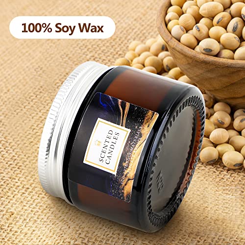 2 Pack Soy Candles For Home Scented Aromatherapy Candle Christmas Scented Candles Set For Men &Women Natural Long Lasting Jar Candles For Holiday Birthday Mother's Thanksgiving Day Valentine'sday #TOP3