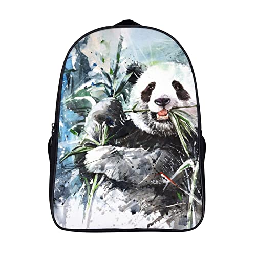 Sac à dos 3D Cool Panda Géant grand format 40x28x16cm unisexe pour le travail et le lycée