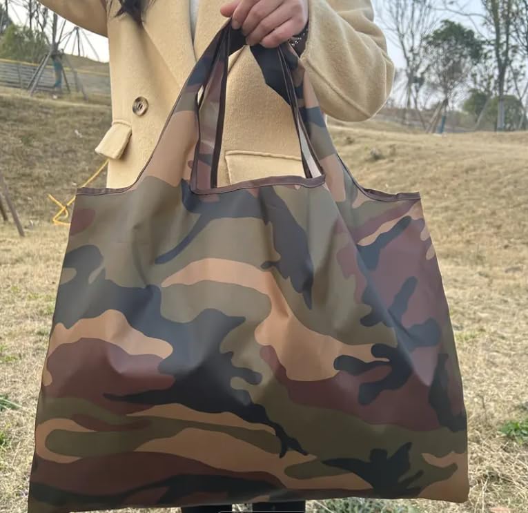 Leopard Print Pattern, Foldable Shopping Bag, Reusable Tote Bag, Beach Bag, Everyday Bag2