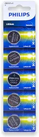 Bateria Cr2025 3v Philips cartela com 5 unidades