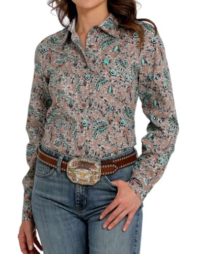 Cinch Women's Paisley Button Down Shirt