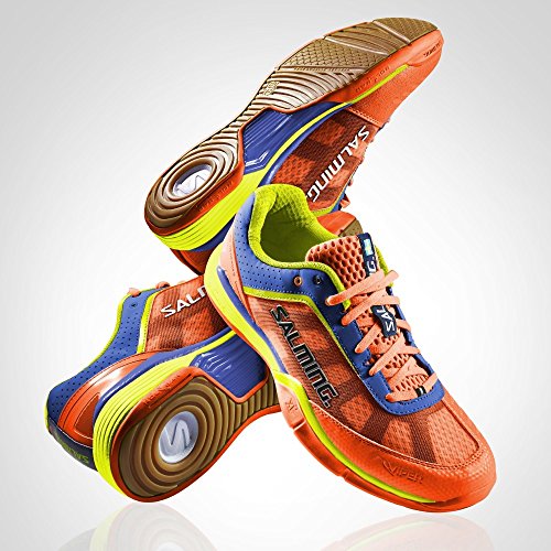 Salming Viper 3.0 Shocking Orange Men's Squash Shoes (12.5)