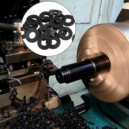 Image of 8 PCS Black Plastic Rods 3 /4 Inch Round Acetal Copolymer Rods 3 /4 Inch Diameter and 12 Inch Length (POM-C) Round Plastic Rods 3 /4 Black Acetal Copolymer Rods Perfect for Non-Marring Fixtures