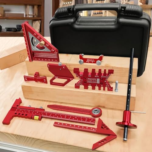 Woodworking Measuring Tools 10pcs Kit