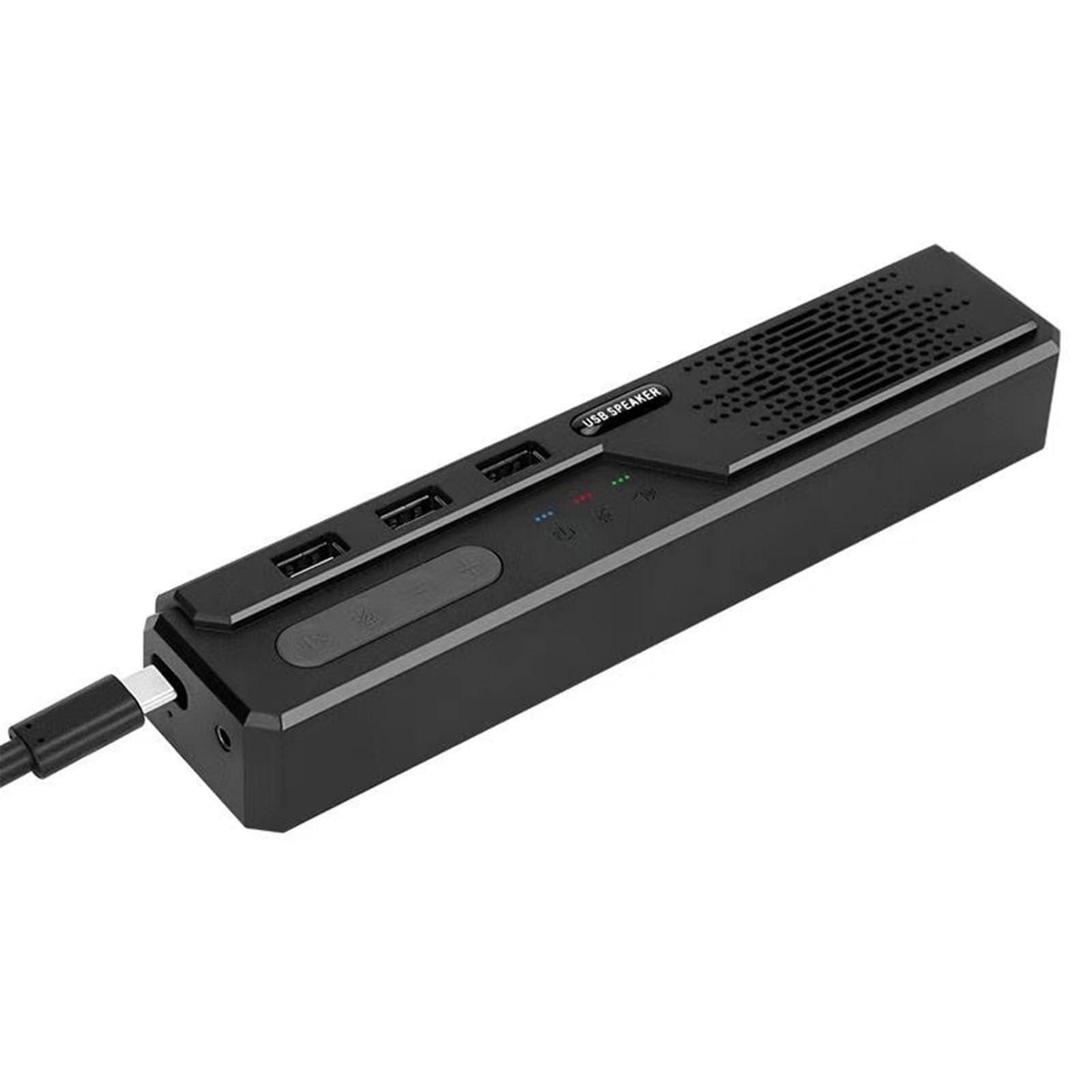 lorvannis 3 in 1 USB Wired Speaker with Microphone,Conference Speakerphone for PC & Lapto…