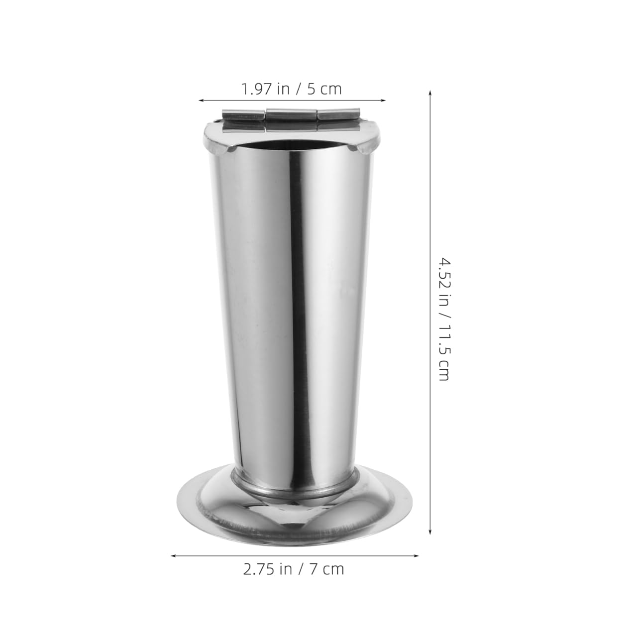 Gatuida Edelstahlgefäß Für Pinzetten Sterilisatorflasche Und Instrumentenhalter Multifunktionale Medizinische Aufbewahrung Kompakt Und Leicht 4.5X2.8X7.9 Zoll
