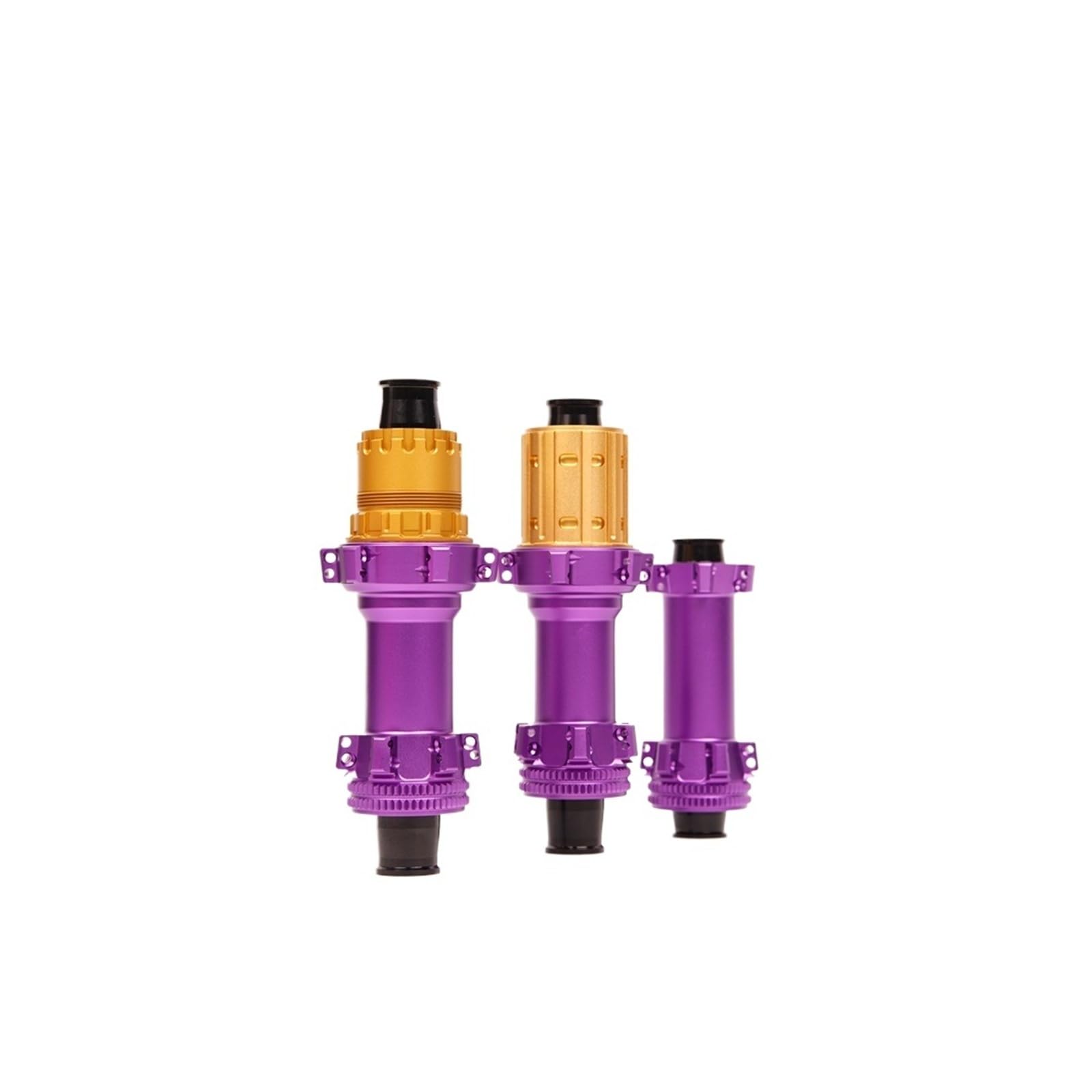 Generico Buje de Carretera Ultraligero Rojo y Morado, trinquete Estrella 36T, Freno Bloqueo Bicicleta, tracción Directa, 24 Agujeros, 100-142XDR/HG
