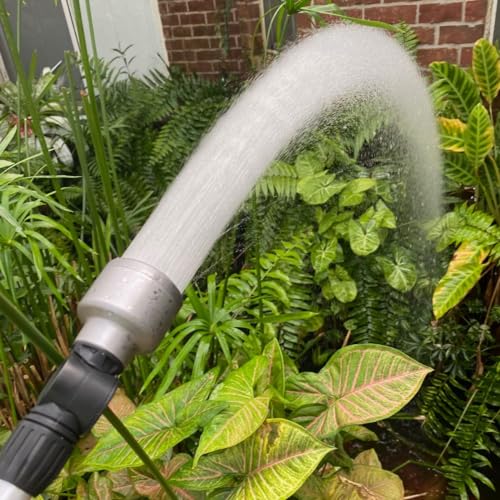 STYDDI Soft Rain Watering Wand with Pivoting Head and Thumb Control, 18" Gentle Classic Rain Wand with 1008Holes Stainless Head, Perfect for Hanging Baskets, Planters, Greenhouses and Seedbed - Image 3