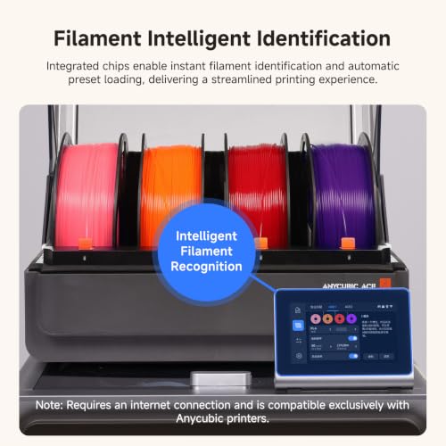 Image of ANYCUBIC PLA 3D Printer Filament 1.75mm, Translucent Orange, 1KG