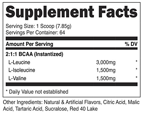 Nutricost BCAA Powder 2:1:1 (Watermelon) - 60 Servings - Image 3