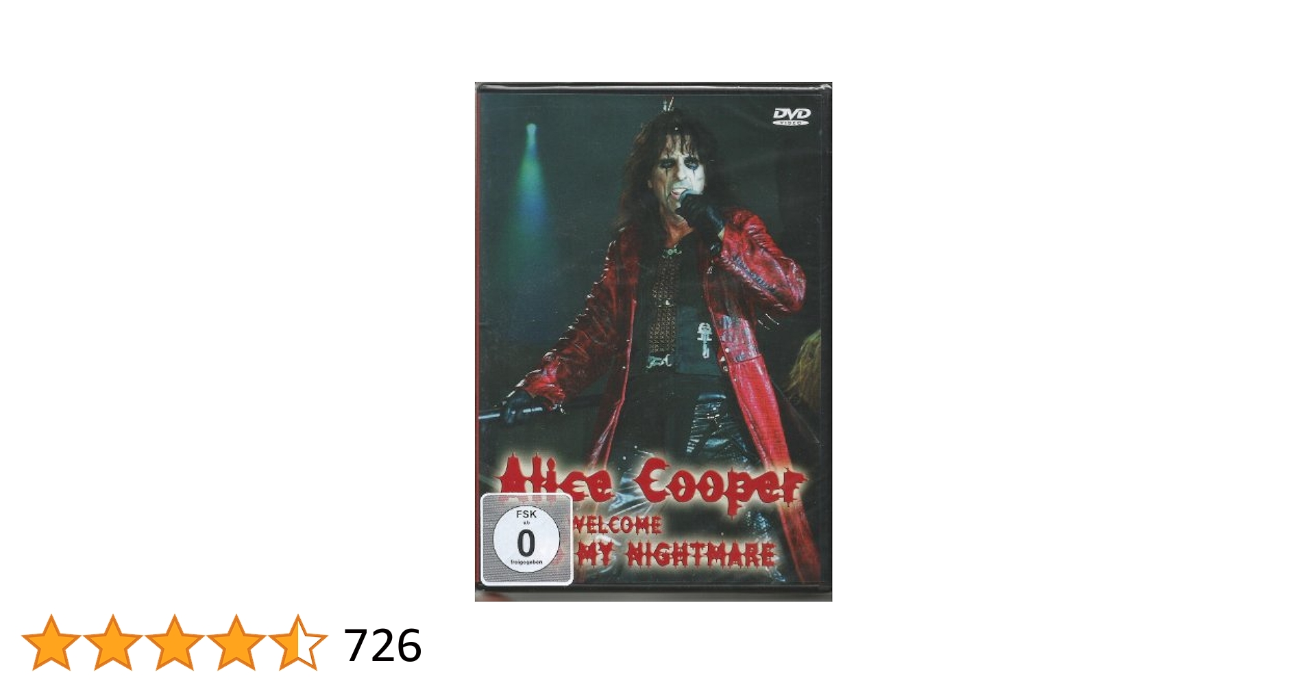 (未使用･未開封品)Welcome to My Nightmare / [DVD] Alice Cooper: Welcome to My Nightmare [DVD] [Import]: Amazon