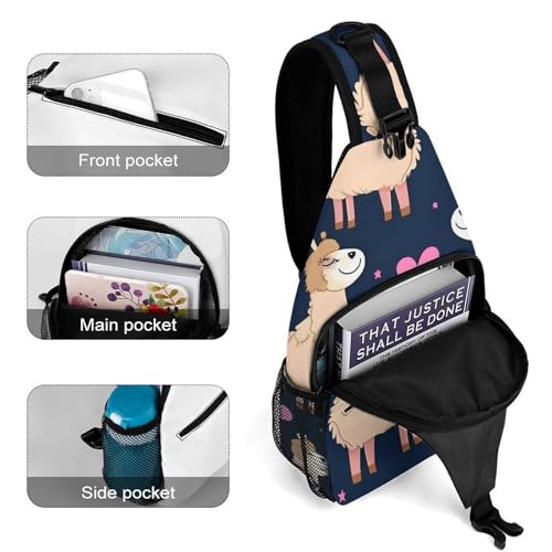 Morrales tipo sling con diseño blanco para adultos miniatura 4