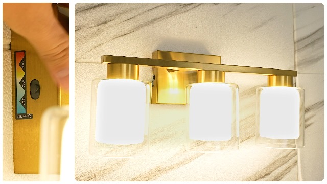 Vanity Light Refresh Kit Karlie 7 1/2" High Brushed Nickel 3 Light LED