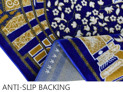 Image of Janamaz Prayer Mat - Turkey Soft Velvet Namaz Mat | Premium Aasan for Daily Salah, Janimaz Namaz, Comfortable & Durable Prayer Mat | 44x27 Inch, (03)