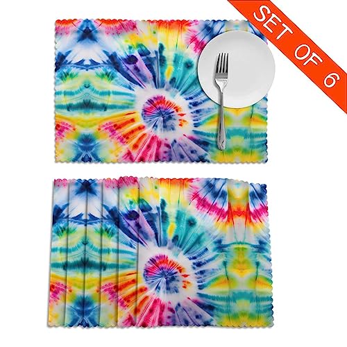 Sets de table lavables Rainbow Tribe Beautiful World pour protéger la table des plats chauds - 5