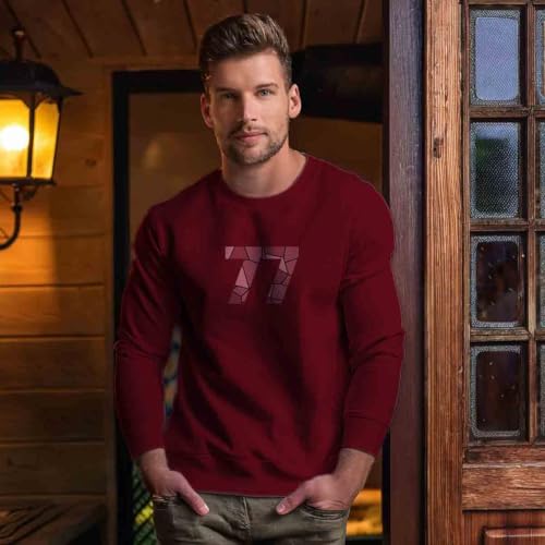Sweatshirt 77 Number coupe ample unisexe contre le froid
